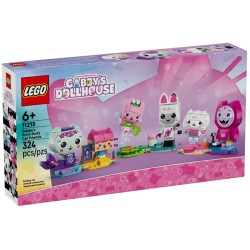 LEGO Gabbys Dollhouse Dollhouse gabbys brick-built cat friends 11215 5702018063538