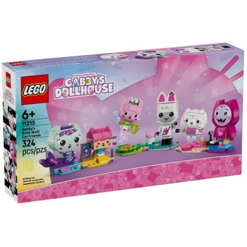 LEGO Gabbys Dollhouse Dollhouse gabbys brick-built cat friends 11215 5702018063538
