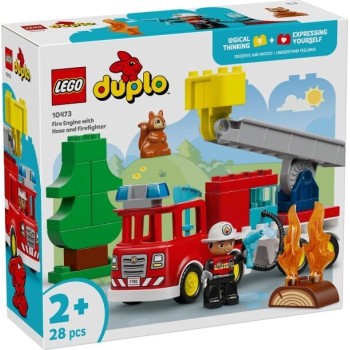LEGO DUPLO Town Fire Truck With Hose And Firefighter 10473 5702018056530
