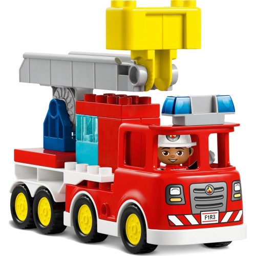 LEGO DUPLO® Town Πυροσβεστικό Όχημα με Μάνικα και Πυροσβέστη  10473 5702018056530