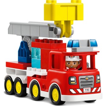 LEGO DUPLO® Town Πυροσβεστικό Όχημα με Μάνικα και Πυροσβέστη  10473 5702018056530