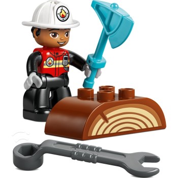 LEGO DUPLO Town Fire Truck With Hose And Firefighter 10473 5702018056530