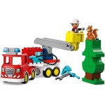 LEGO DUPLO® Town Πυροσβεστικό Όχημα με Μάνικα και Πυροσβέστη  10473 5702018056530