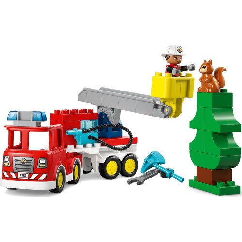 LEGO DUPLO Town Fire Truck With Hose And Firefighter 10473 5702018056530