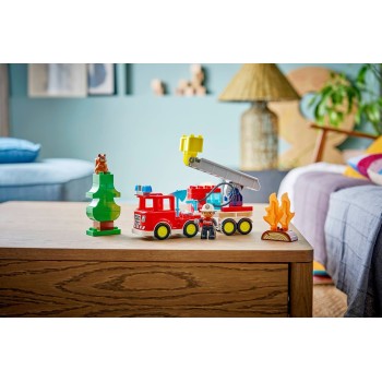 LEGO DUPLO® Town Πυροσβεστικό Όχημα με Μάνικα και Πυροσβέστη  10473 5702018056530