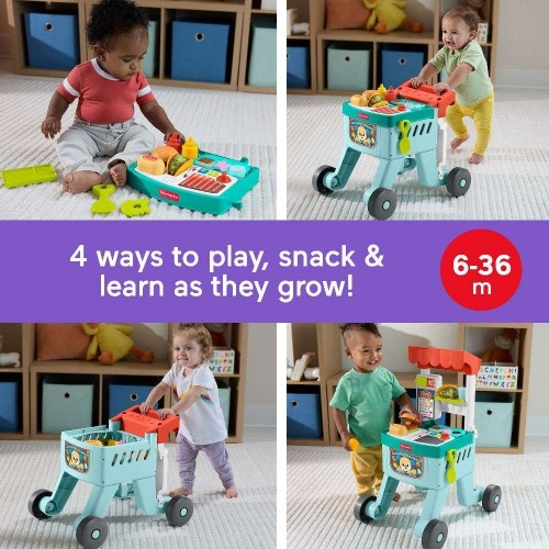 Mattel Fisher-Price Εκπαιδευτικο Καροτσακι-Περπατουρα 4-Σε-1 JLM95 194735367719