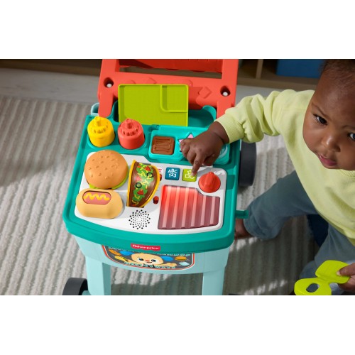 Mattel Fisher-Price 4 In 1 Snack Cart Walker JLM95 194735367719