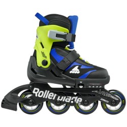 ROLLERBLADE Microblade Inline Skates - Black/blue Color Black-blue Size 36.5-40.5 43.075153/BLK/BLU/36. 8059791073214