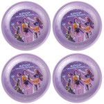PROCOS kpop demon hunters Plate "PARTY" K-POP Demon Hunters Purple 21Cm 4Pc 098649 5201184986493