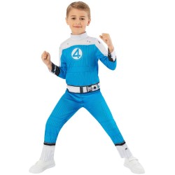 Rubies Children's Uniform Fantastic 4 Heading GS Small 7-8 Years (122-128cm) 1002276s 195884118160