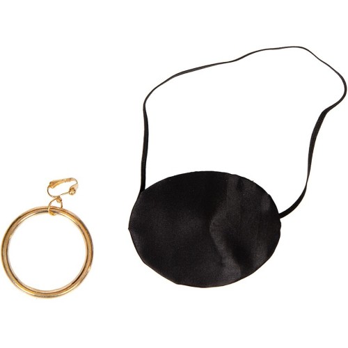fun world Cloth Pirate eye Cover With  Earring 21870 ΣΕΤ 5212054706868