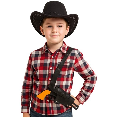 fun world πιστόλι cowboy με θήκη για τον ώμο 22x11εκ.  7921 5212054709586