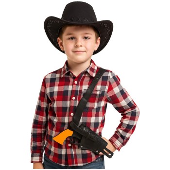fun world πιστόλι cowboy με θήκη για τον ώμο 22x11εκ.  7921 5212054709586