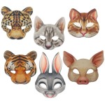 fun world Animal Masks in 6  Designs 2194 5212054709012