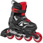 ROLLERBLADE Microblade Inline Skates - Black/red Color Black-red Size 36.5-40.5 43.075153/BL/RD/36. 8059797073276