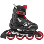 ROLLERBLADE Microblade Inline Skates - Black/red Color Black-red, Size 33-36 43.075153/BL/RD/33 805971068517
