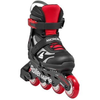 ROLLERBLADE Microblade Inline Skates - Black/red Color Black-red, Size 33-36 43.075153/BL/RD/33 805971068517
