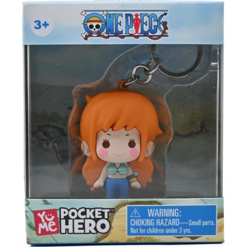 YuMe one piece keychain - nami | pocket hero window series accessory for kids ag 11923 4895217519232