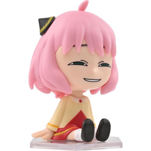 yume spy x family bobble head - anya forger 2.5 mini figure  in hero window 11692 4895217516965