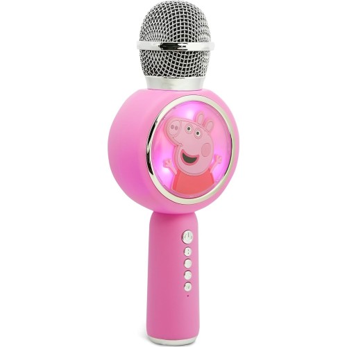 otl technologies otl  peppa pig popsing wireless karaoke microphone, pink  5055371629768