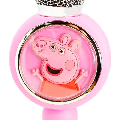 otl technologies otl  peppa pig popsing wireless karaoke microphone, pink  5055371629768