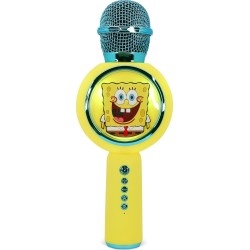 otl technologies otl  spongebob squarepants popsing led light up wireless karaoke microphone  5055371631945