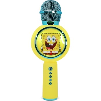 otl technologies otl  spongebob squarepants popsing led light up wireless karaoke microphone  5055371631945