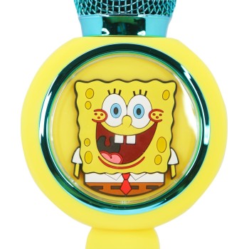 otl technologies otl  spongebob squarepants popsing led light up wireless karaoke microphone  5055371631945