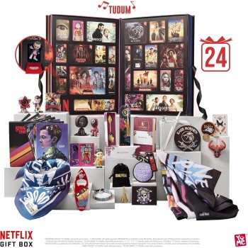 YuMe 15309 Netflix Gift Box, Ημερολόγιο Με Ηχητικό Εφέ 24 Εκπλήξεις Από 7 Σειρές  4895217553090
