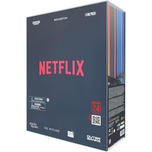 YuMe 15309 Netflix Gift Box, Advent Calendar With Sound Effect For 16 Years, 24 Surprises From 7 Popular Netflix Series  4895217