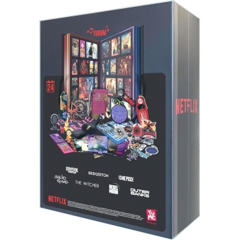YuMe 15309 Netflix Gift Box, Ημερολόγιο Με Ηχητικό Εφέ 24 Εκπλήξεις Από 7 Σειρές  4895217553090