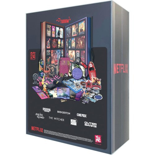 YuMe 15309 Netflix Gift Box, Ημερολόγιο Με Ηχητικό Εφέ 24 Εκπλήξεις Από 7 Σειρές  4895217553090