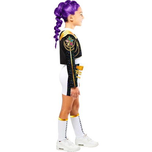 Rubies Kpop Demon Hunters Official Netflix K-Pop Demon Hunters Rumi Golden Hybrid Child Costume, Kids Medium (134-140 Cm) 100367