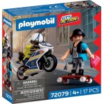 Playmobil City Action Αστυνομική Καταδίωξη Με Μοτοσικλέτα 72079 4008789720795