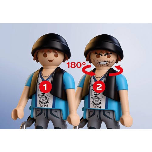 Playmobil City Action Αστυνομική Καταδίωξη Με Μοτοσικλέτα 72079 4008789720795