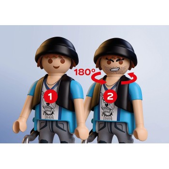 Playmobil City Action Αστυνομική Καταδίωξη Με Μοτοσικλέτα 72079 4008789720795