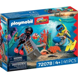 Playmobil City Action Υποβρύχια Επιχείρηση Αστυνομίας 72078 4008789720788