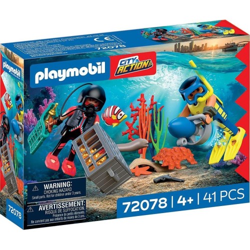 Playmobil City Action Υποβρύχια Επιχείρηση Αστυνομίας 72078 4008789720788