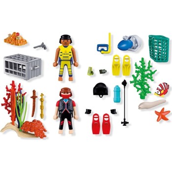 Playmobil City Action Υποβρύχια Επιχείρηση Αστυνομίας 72078 4008789720788