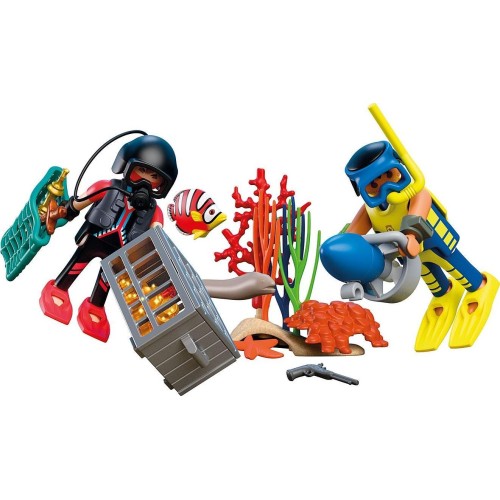 Playmobil City Action Police Diver With Treasure 72078 4008789720788
