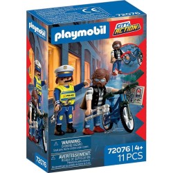 Playmobil City Action Αστυνομικός Και Κλέφτης Ποδηλάτων 72076 4008789720764