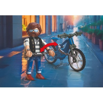 Playmobil City Action Αστυνομικός Και Κλέφτης Ποδηλάτων 72076 4008789720764