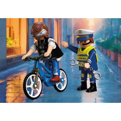 Playmobil City Action Αστυνομικός Και Κλέφτης Ποδηλάτων 72076 4008789720764