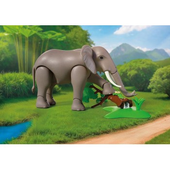 Playmobil Animals And Friends Elephant With Zookeeper 72068 4008789720689
