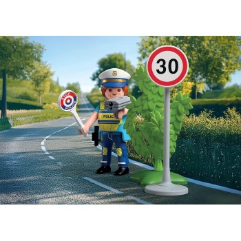 Playmobil City Action Αστυνομικός Με Ραντάρ Ταχύτητας 72029 4008789720290