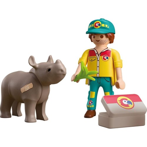 Playmobil Duo_pack Duopack Ranger With Rhino 72025 4008789720252