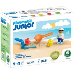 Playmobil Junior: Παιχνίδια Στην Άμμο Με Τον Παγωτατζή 72005 4008789720054