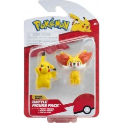 Pokemon Figures First Partner W7 (3 Designs) – Jazwares Pikachu & Fennekin, Pkw4070, JW003355-W07 191726755845