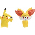 Pokemon Φιγούρες First Partner W7 (3 Σχέδια) – Jazwares pikachu & fennekin, pkw4070, JW003355-W07 191726755845