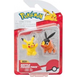 Pokemon Φιγούρες First Partner W6 (3 Σχέδια) – Jazwares tepig & pikachu, pkw4067, JW003355-W06 191726755814
